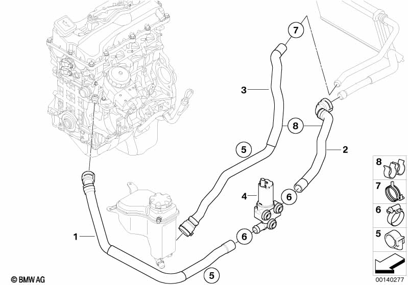 Additional water pump/Water hose/Valve