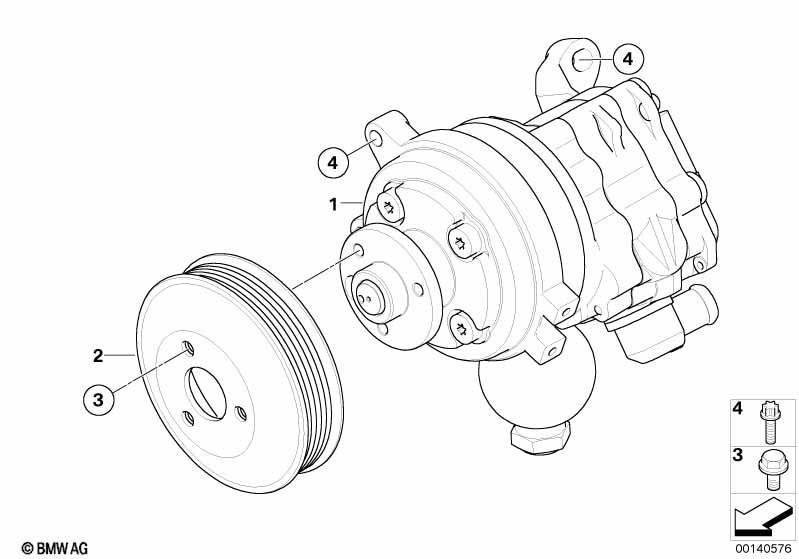 Genuine BMW 32416775011 E60 E61 E63 Tandem Pump LFR440 LUK (Inc. 630i, 525i & 528i) | ML Performance EU Car Parts