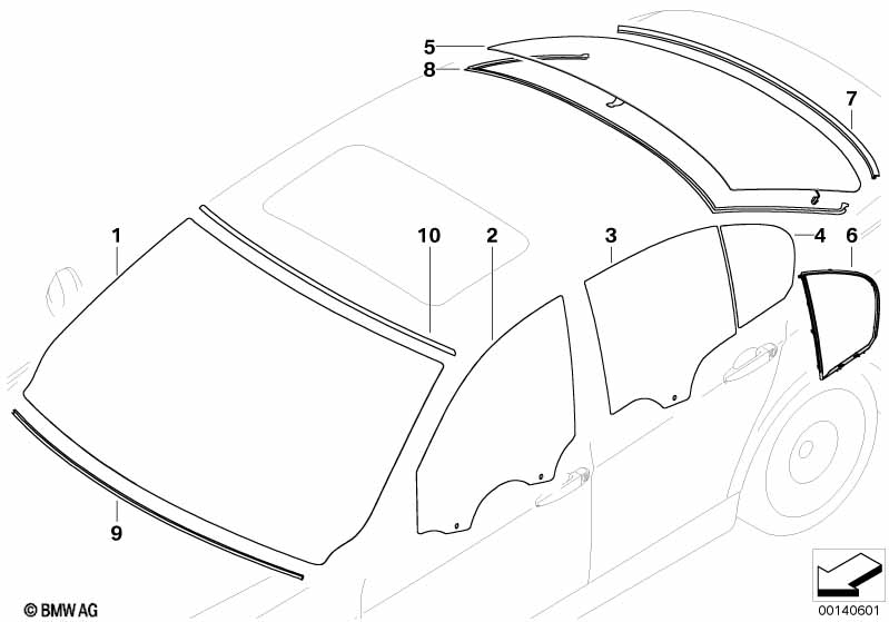 Genuine BMW 51317138664 E90 Rear Window Cover, Bottom (Inc. 335i, 320xd & M3 CRT) | ML Performance UK Car Parts