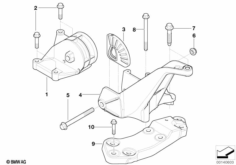 Genuine BMW 07119904575 R53 Hexagon Screw With Flange M10X45 8.8 (Inc. Cooper D 2.0, Cooper D ALL4 1.6 & One Eco 55kW) | ML Performance UK Car Parts