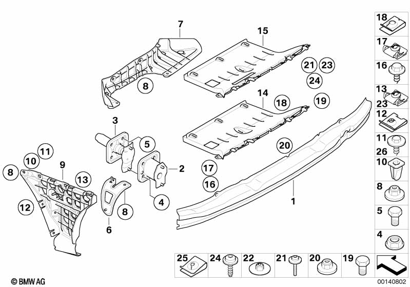 Genuine BMW 51127896880 E60 E61 Bracket, Mount Rear Right M (Inc. M5) | ML Performance EU Car Parts