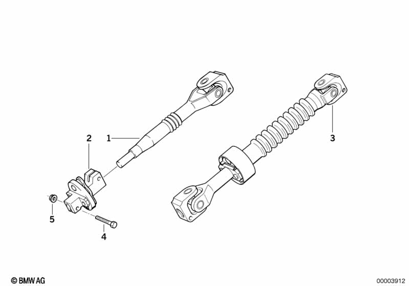 Steer.col.-lower joint assy