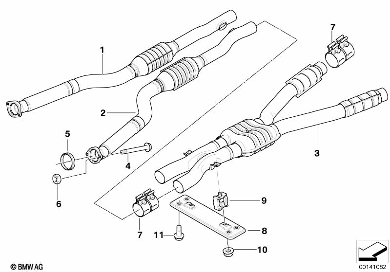 Genuine BMW 18307836970 E60 E63 E64 Connecting Support (Inc. M5 & M6) | ML Performance UK Car Parts