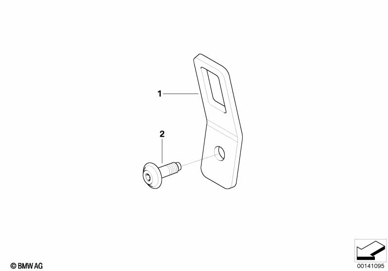 Bracket, child seat fastening