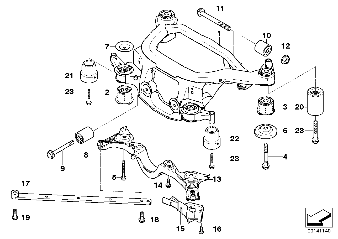 Genuine BMW 33303448348 E83 Tension Strut (Inc. X3 3.0sd, X3 2.0d & X3 2.0i) | ML Performance UK Car Parts