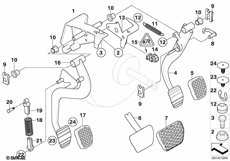 Genuine BMW 35103414589 E89 E83 Supporting Bracket, Foot Controls (Inc. Z4 20i & X3) | ML Performance UK Car Parts