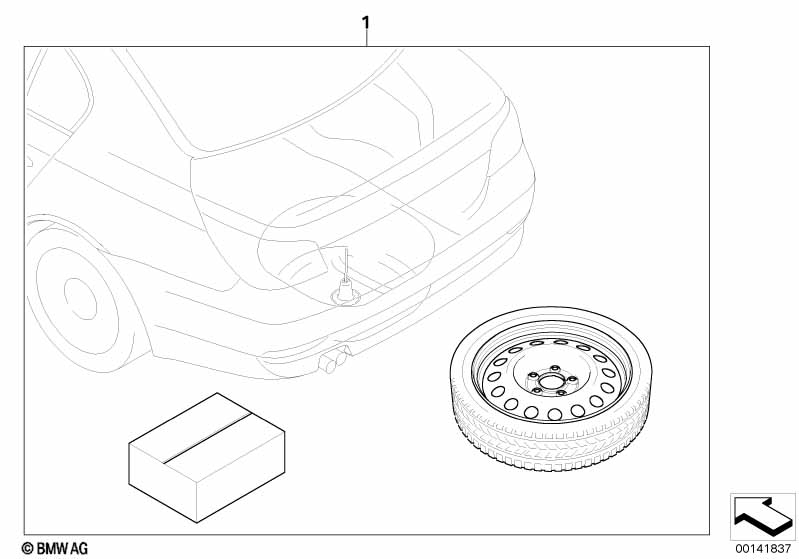 Retrofit emergency wheel
