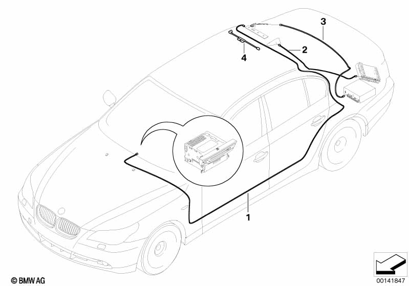 Antenna cable Radio/TV