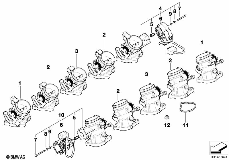 Genuine BMW 13547834832 E63 E61 E64 Throttle Housing Assy (Inc. M5 & M6) | ML Performance EU Car Parts