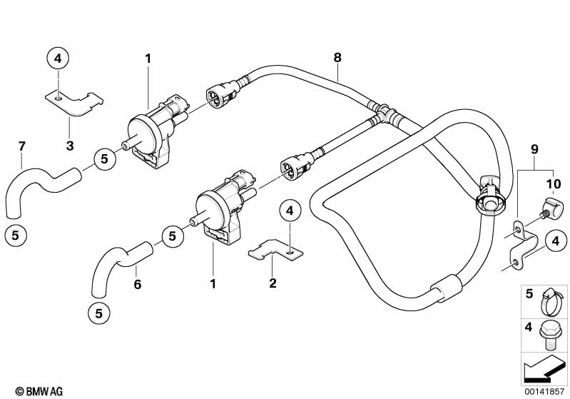 Genuine BMW 13907835364 E60 E63 E64 Fuel Tank Breather Valve (Inc. M5 & M6) | ML Performance UK Car Parts