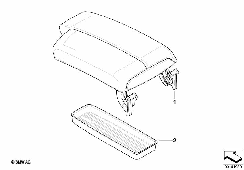 Retrofit, armrest front, movable