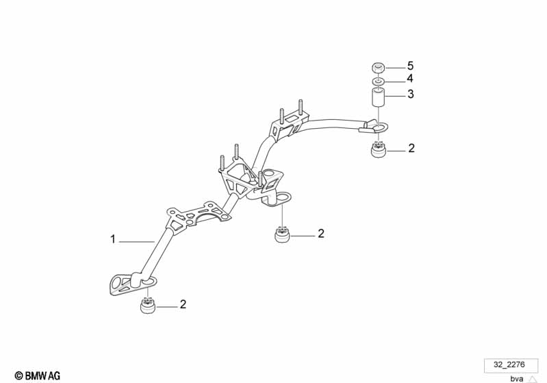 Genuine BMW 32411141973 E38 Aggregate Support (Inc. 750i, 750iLS & L7) | ML Performance UK Car Parts