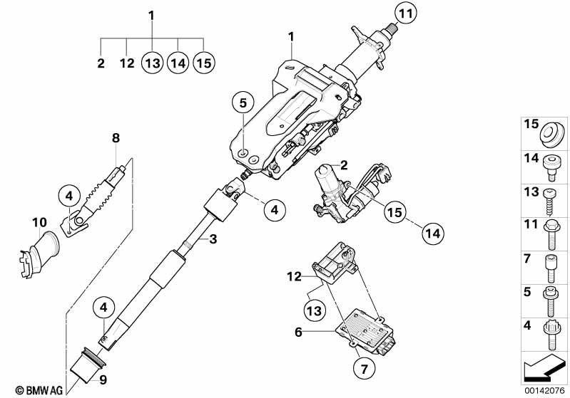 Genuine BMW 32306757495 E66 E65 E67 Lower Joint Assy (Inc. 745LiS, 740i & 730i) | ML Performance EU Car Parts