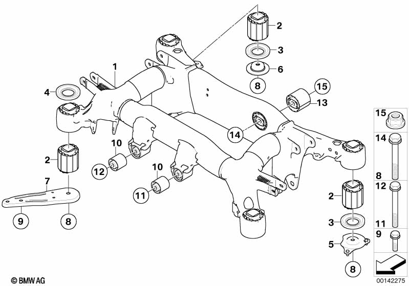 Genuine BMW 33312283193 E63 E64 E61 Stopper, Front (Inc. M5 & M6) | ML Performance EU Car Parts
