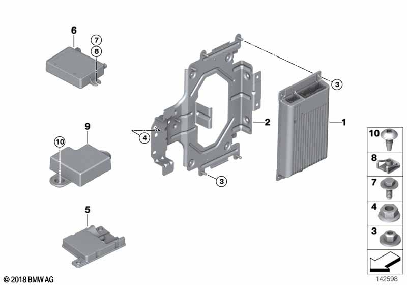 Single parts opt. Option 644/6FL trunk