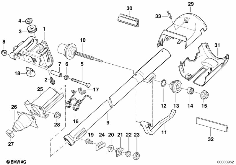 Genuine BMW 32311093594 E32 E24 E34 Bush (Inc. 528e) | ML Performance UK Car Parts