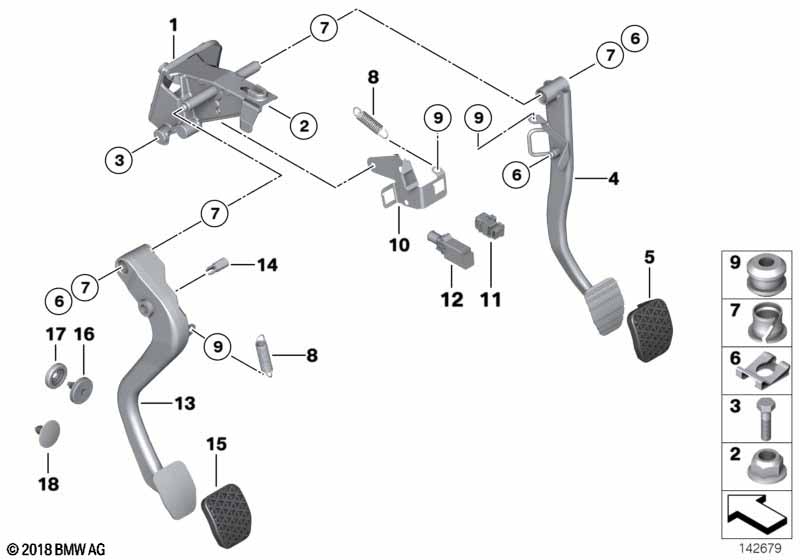 Genuine BMW 35316750569 E36 E39 E86 Clutch Pedal Stop Buffer (Inc. 730iL, 318ti & 523i) | ML Performance US Car Parts