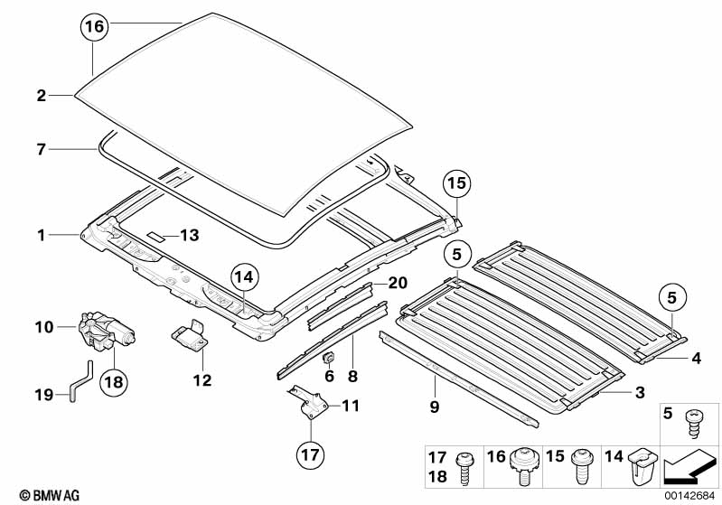 Genuine BMW 51477051798 E63 E52 F06 Hook&Loop Fastener (Inc. 650iX 4.0, 650iX & M6) | ML Performance UK Car Parts