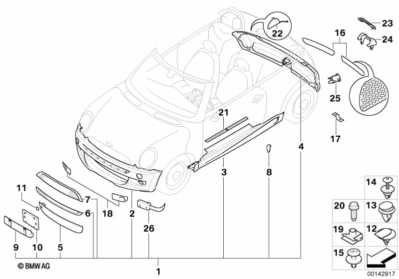 JCW aerodynamická sada – R52