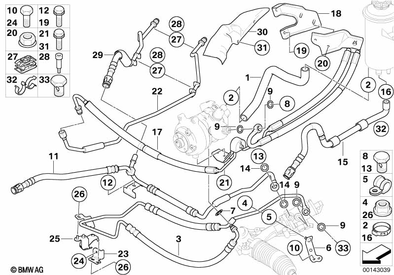 Genuine BMW 32416779942 E63 E61 E64 Holder With Rubber Mounting (Inc. 545i, 550i & 530i) | ML Performance EU Car Parts