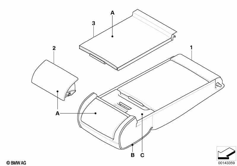 Ind.armrest load-through syst.basic seat