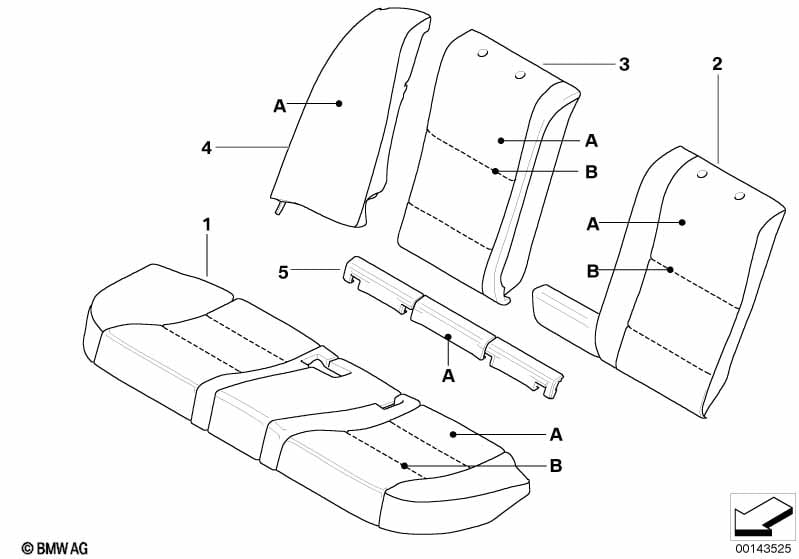 Individual cover rear comfort seat