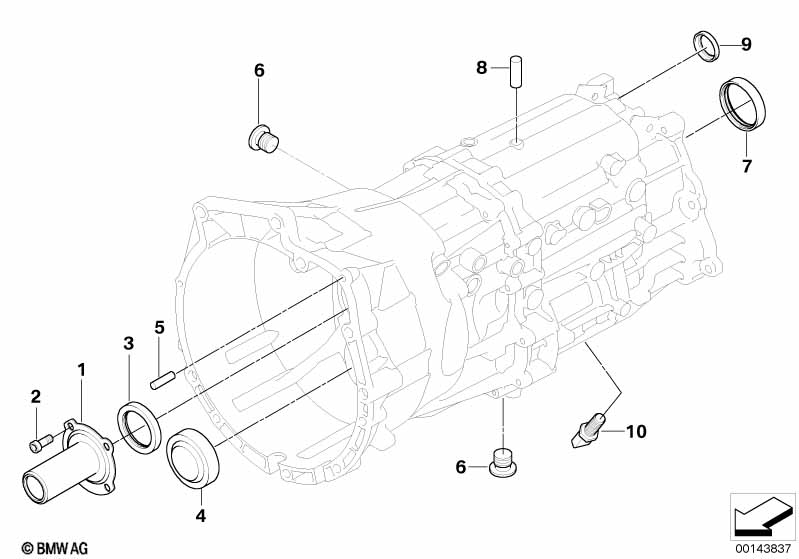 GS6X53DZ grbx housing and mount. parts