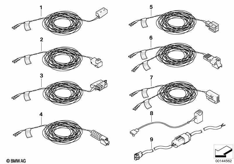 Genuine BMW 61129127982 E85 E86 Rep.Cable F Knee Prot. And Control Unit (Inc. Z4 3.0si, Z4 M3.2 & Z4 3.0i) | Duco Car Parts UK Car Parts
