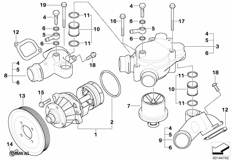 Genuine BMW 11537835927 E64 E61 E60 Connection Pipe (Inc. M5 & M6) | ML Performance UK Car Parts