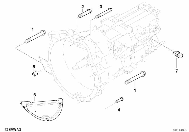Gearbox mounting parts
