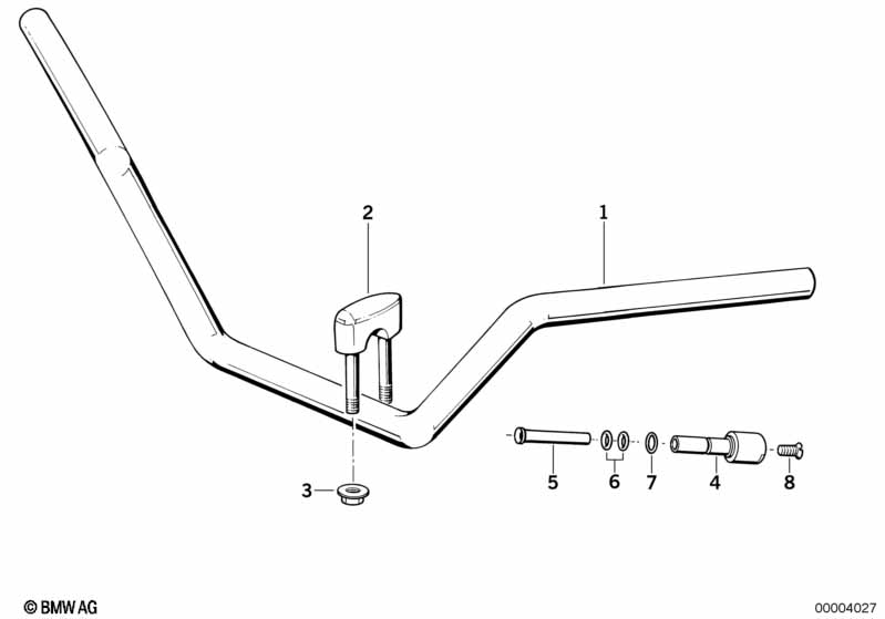 Genuine BMW 32712330330 Handlebar Heated Grip, Chrome (Inc. R 100 R) | ML Performance UK Car Parts