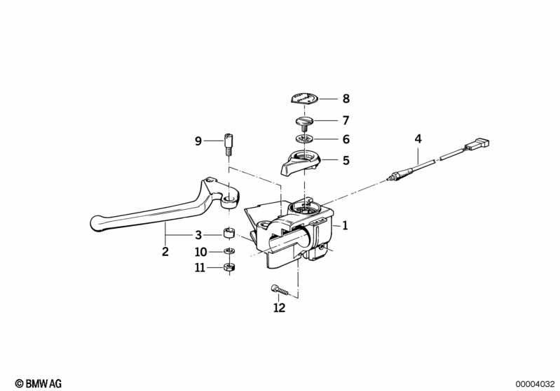 Handle unit left/single parts