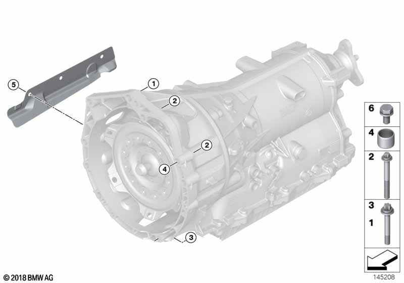 Gearbox mounting parts