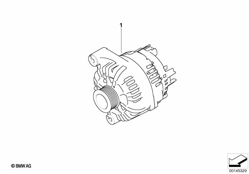 Compact alternator