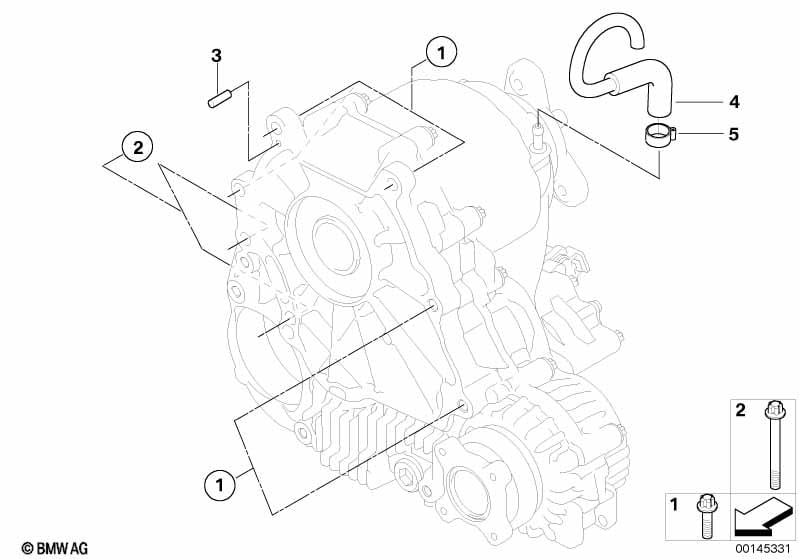 Gearbox mounting parts