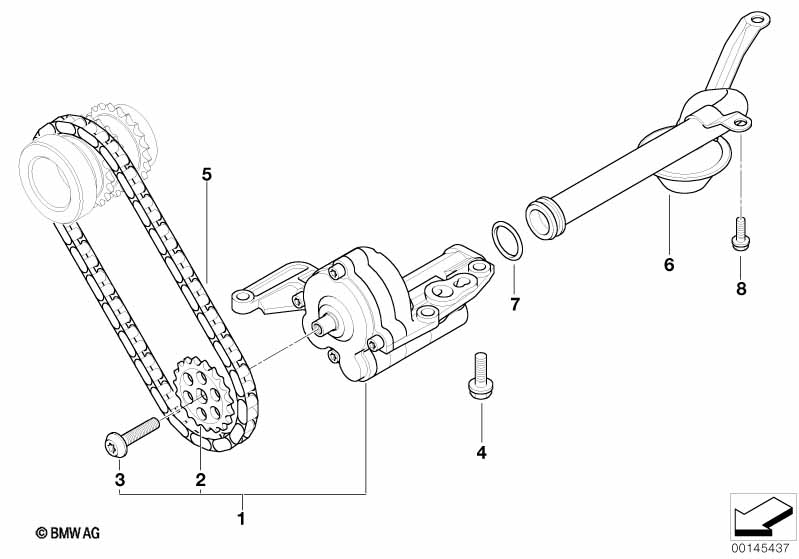 Alimentation huile/Pompe huile+entrainem