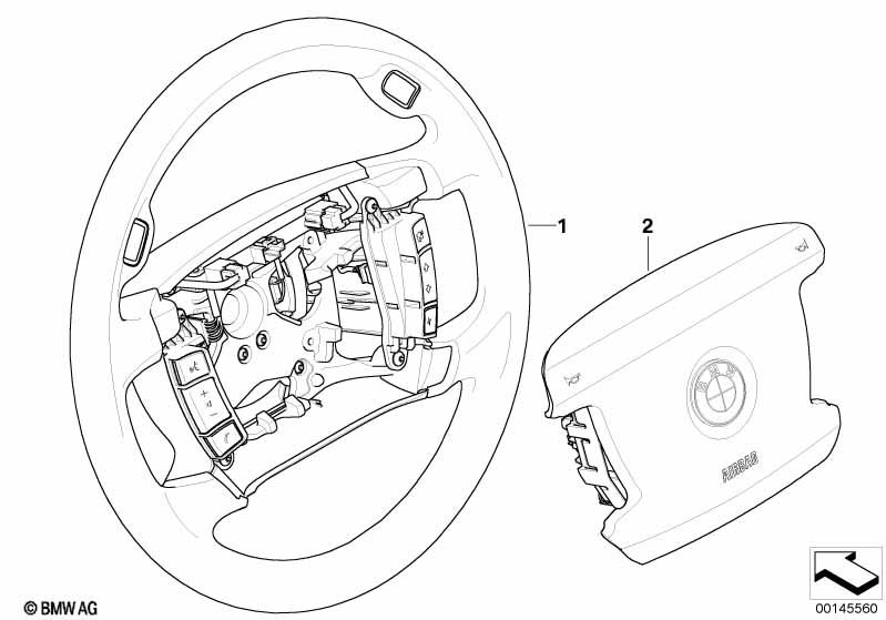 Volant de direct.Airbag-Smart multifonct