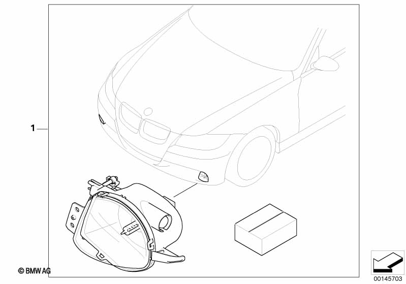 Installing set fog lamps