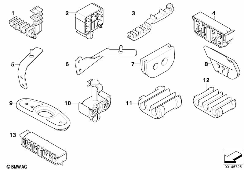 Front brake pipe / mounting