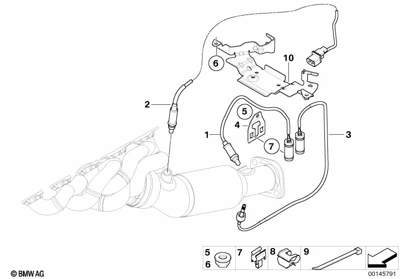 Genuine BMW 11787836452 E65 E86 E63 Temperature Sensor, Exhaust (Inc. AlpinaB7, M5 & M6) | ML Performance UK Car Parts