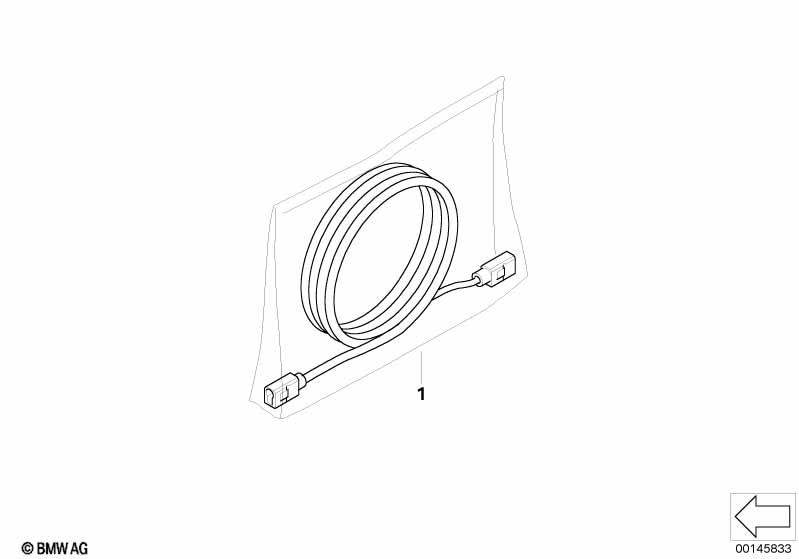 Genuine BMW 61116966384 Antenna Line, Telephone X13363-X13322 (Inc. One, Cooper S & Cooper) | Duco Car Parts UK Car Parts