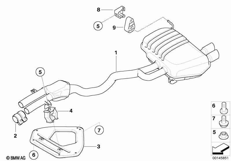 Genuine BMW 07119904305 E85 E86 Hex Bolt M8X12-8.8-ZNS3 (Inc. Z4) | ML Performance UK Car Parts