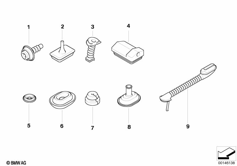 Various cable grommets