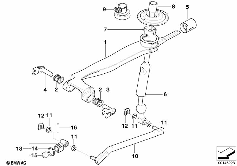 Genuine BMW 25117573127 Shifting Arm | ML Performance EU Car Parts