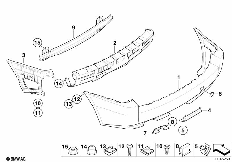 Genuine BMW 51712291788 E83 Clamp (Inc. X3 & Z1) | ML Performance EU Car Parts