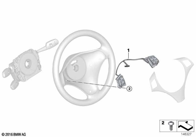 Retrofit multi-functional steering wheel