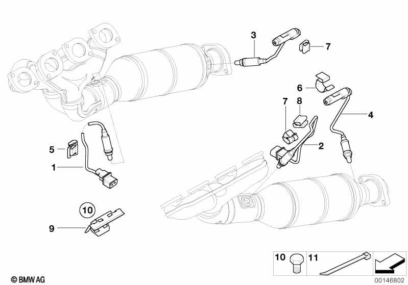 Lambda Probe Fixings