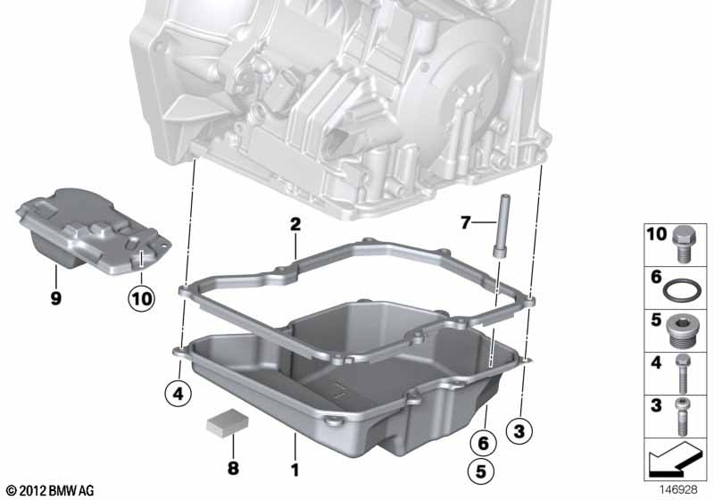 GA6F21WA - oil pan