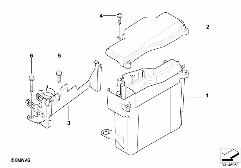 Genuine BMW 12907796521 R50 Control Unit Support (Inc. One D) | ML Performance EU Car Parts