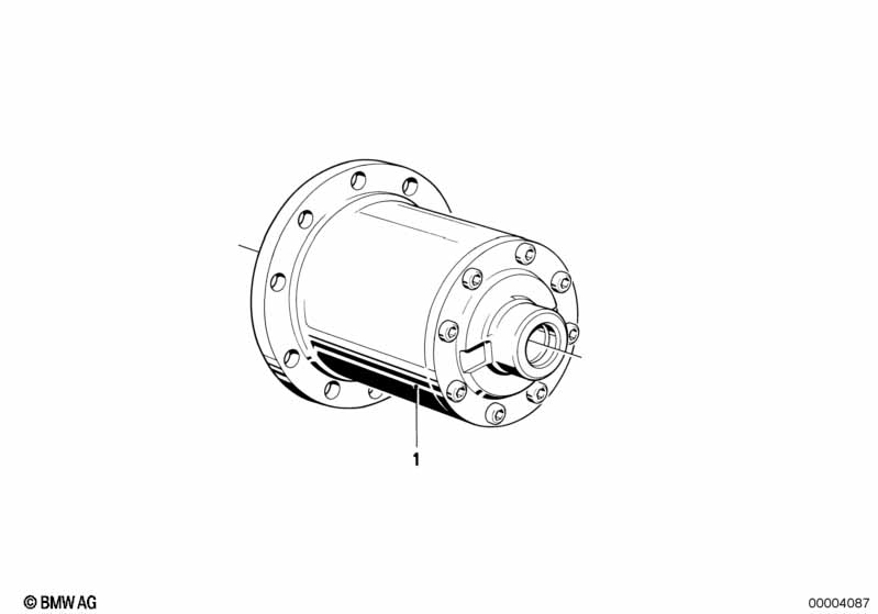 Differential-limited slip diff.unit